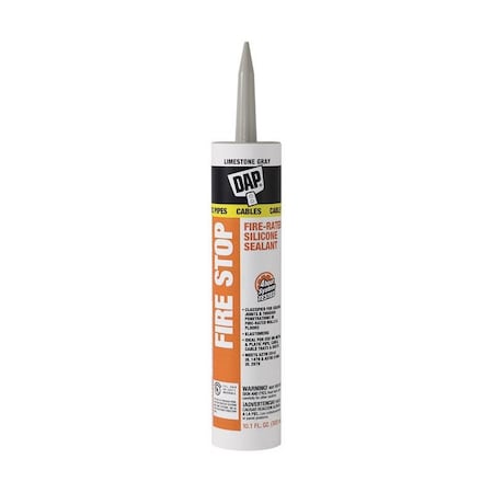 Dap DAP Fire Stop Gray Elastomeric Fire Stop Sealant 10.1 oz 7079818806